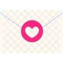 Envelope Stamp Heart  Icon
