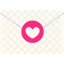 Envelope Stamp Heart  アイコン