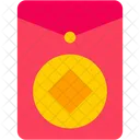 Envelope Vermelho Ano Novo Chines Dinheiro Icon