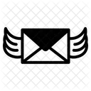Envelope with Wings  Icon