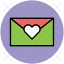 Enveloppe Avec Coeur Icon