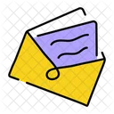 Courrier Ouvert Enveloppe Ouverte Lettre Ouverte Icon