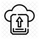 Upload Computacao Em Nuvem Armazenamento De Dados Icon