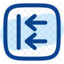 Enviar Dos Dos Cuadrados Icono
