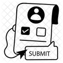 Registro Formulario Sitio Web Icon