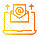 Enviar E Mail Computador Portatil Eletronicos Ícone