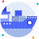 Envio Barco Logistica Icono