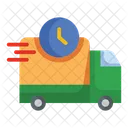 Envio Camion Entrega Rapida Icono