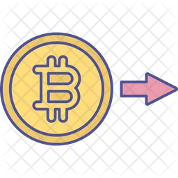 Envio de bitcoin  Ícone