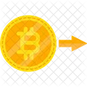 Envio de bitcoin  Ícone