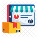 Envío de comercio electrónico  Icono