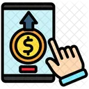 Pago Transferencia Banco Icono