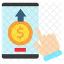 Pago Transferencia Banco Icono