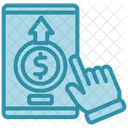 Pago Transferencia Banco Icono