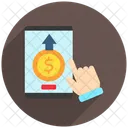 Pago Transferencia Banco Icono