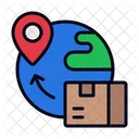 Entrega Mundial Envio Transporte Icono