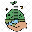 Environment Plant Hand Icon