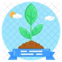 Sprout Plantation Environment Day Icon