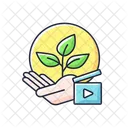 Environmental awareness videos  Icon