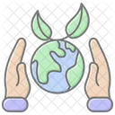 Environmental Ethics Lineal Color Icon Icon