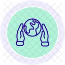 Environmental Impact Line Icon Icon