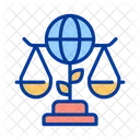법률 국제 환경 아이콘
