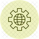 Environmental Management Pentaglow Icon Icon