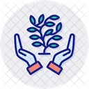 Environmental Protection Care Hand Icon
