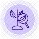 Environmental Research Line Icon Icon