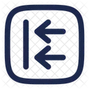 Envoyer Deux Fois Le Carre Fleche Interface Utilisateur Icône