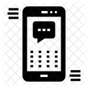 Envoyer Un Message Un Message Mobile Un Sms Icon