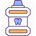 Enxaguatorio Bucal Dentes Odontologico Ícone