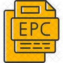 Epc File File Format File Icône