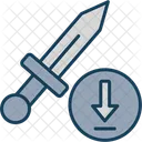Epee Arme Jeu Icône