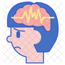 Epilepsy Brain Brainstorm Icon