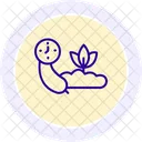Epoca De Colheita De Vegetais Vegetal Colheita Icon