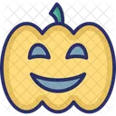 Terrible Craintive Citrouille D Halloween Icon