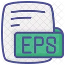 Eps Encapsulated Postscript Color Outline Style Icon Icon
