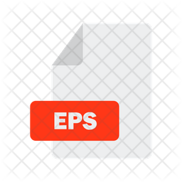 Eps File Icon - Download in Flat Style
