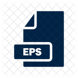 Eps File Icon - Download in Glyph Style