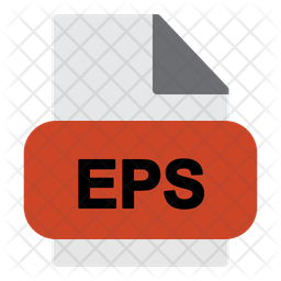 Eps File Icon - Download in Flat Style