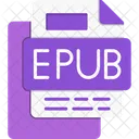 Epub File File Format File 아이콘