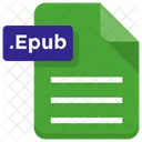Epub 파일 문서 아이콘