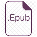 Epub 파일 문서 아이콘