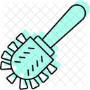 Brosse Toilette Couleur Ombre Thinline Icone Icon
