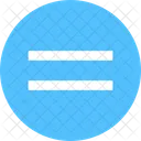 Equal Circular Equal Math Icon