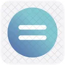 Equal Calculator Symbols Icon