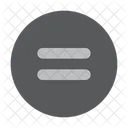 Equal Math Equation Icon