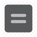 Equal Math Equation Icon