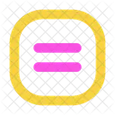 Equal Math Mathematics Icon